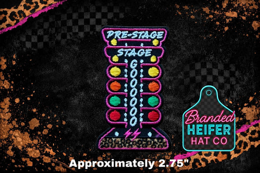 STAGING TREE EMBROIDERY PATCH