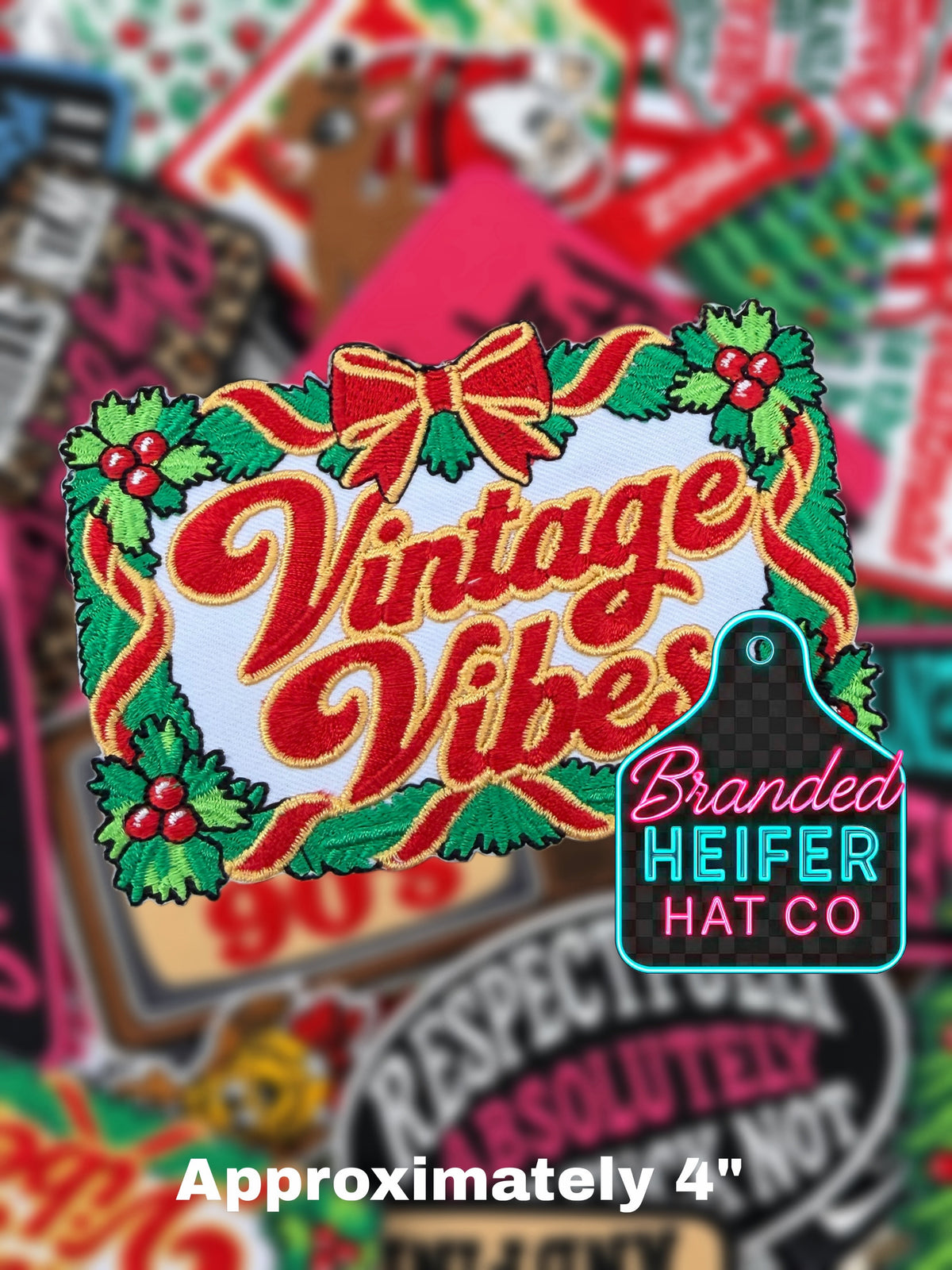 VINTAGE VIBE | EMBROIDERED HAT PATCH
