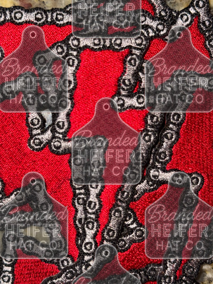 Chain bolt (4 colors) embroidery patch