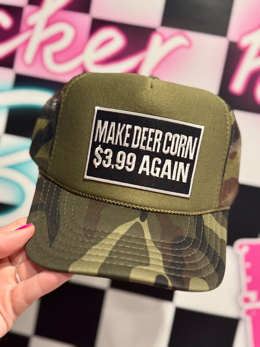 Make deer corn $3.99 trucker hat