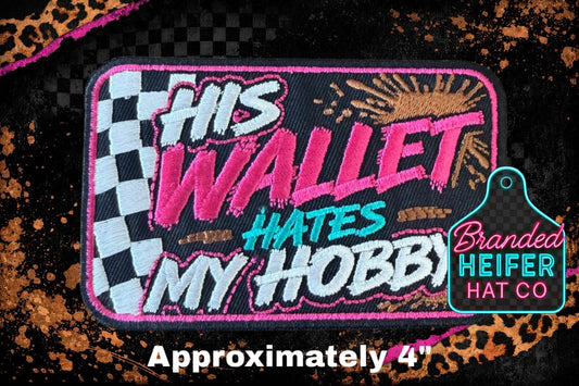HIS WALLET EMBROIDERY PATCH