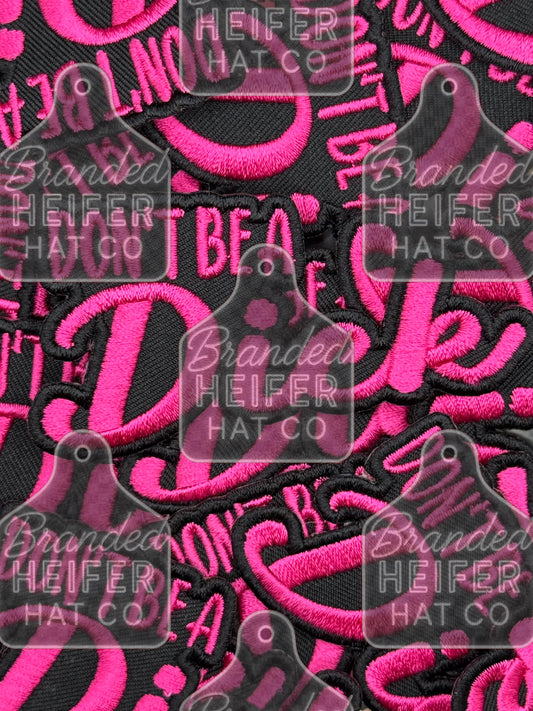 Don’t be a dick embroidery patch