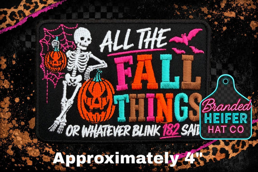 ALL THE FALL THINGS EMBROIDERY PATCH