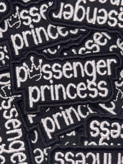 Passenger princess embroidery patch