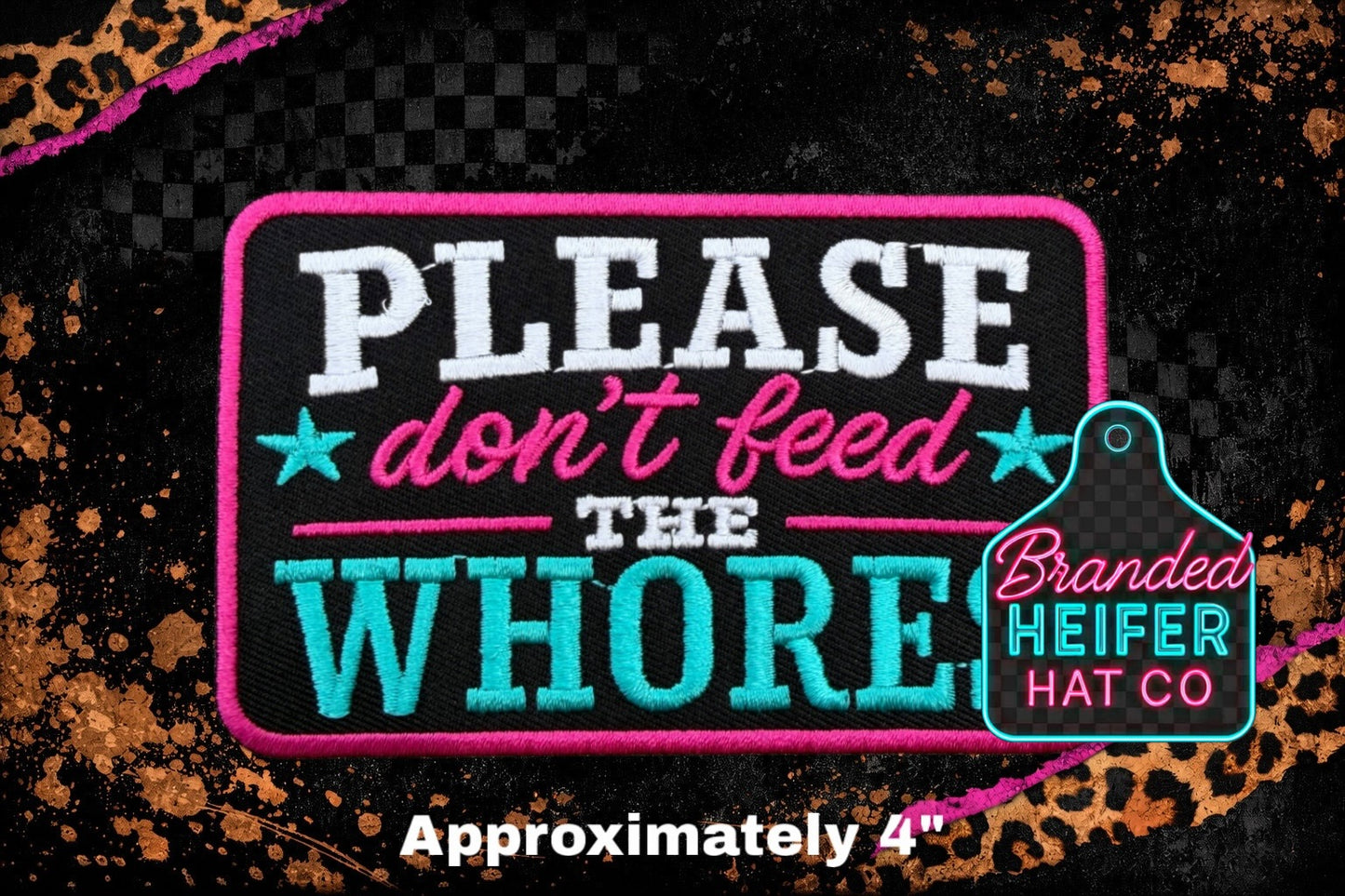DONT FEED THE EMBROIDERY PATCH