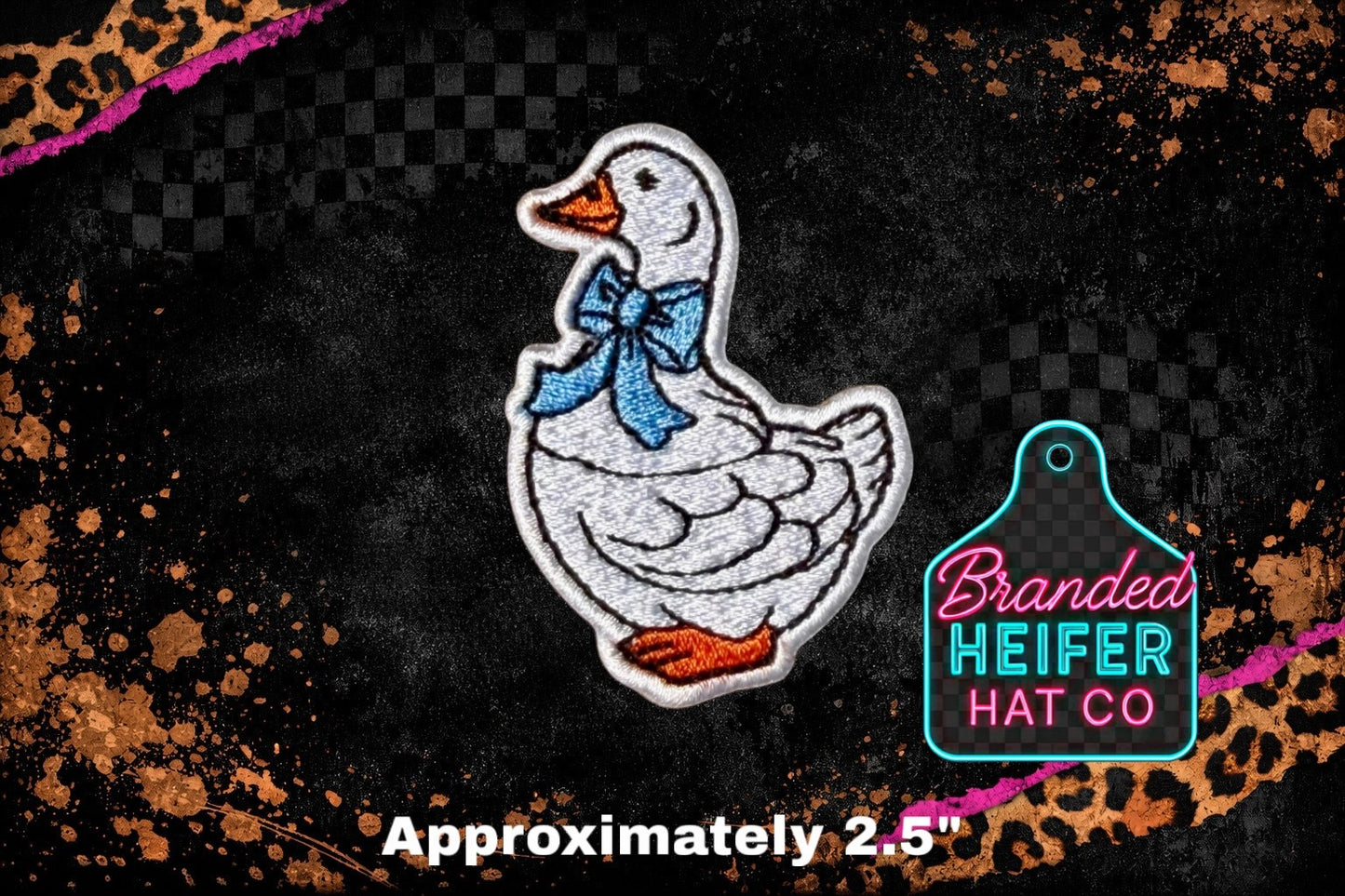 GOOSE COOKIE JAR EMBROIDERY PATCH