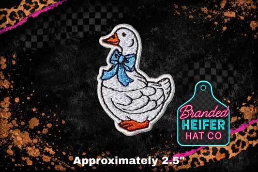 GOOSE COOKIE JAR EMBROIDERY PATCH
