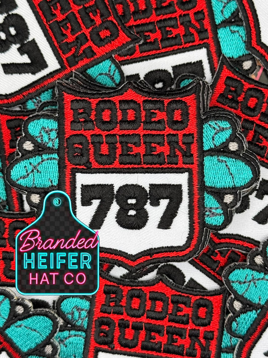 Rodeo queen EXCLUSIVE embroidery patch