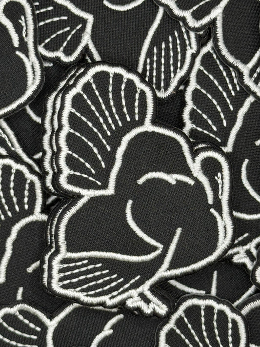 Show Turkey silhouette  embroidery patch
