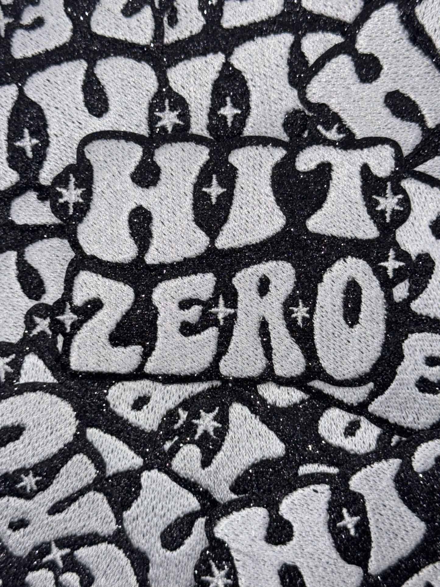 Hit zero embroidery patch