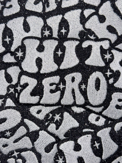Hit zero embroidery patch