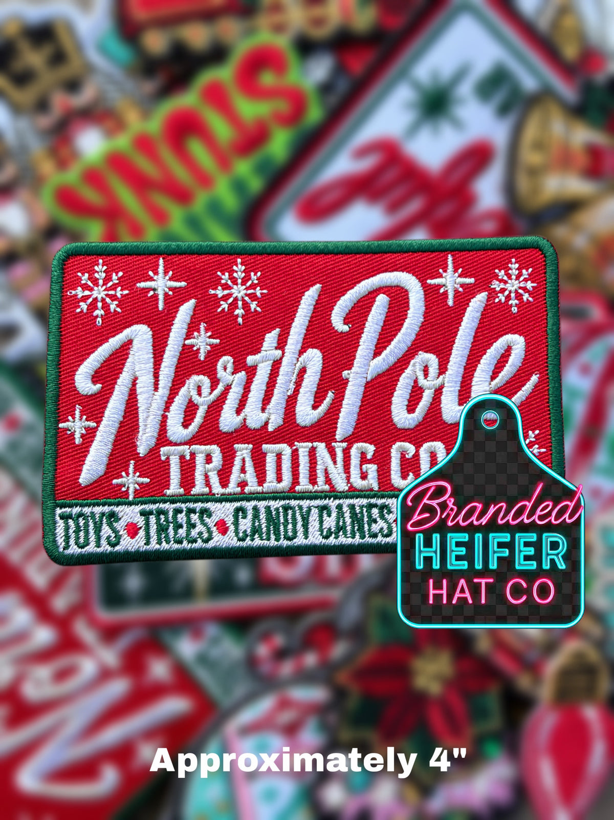 NORTH POLE EMBROIDERY PATCH