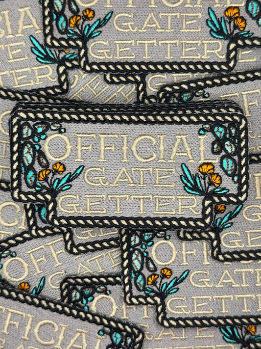 official gate getter Semi exclusive design embroidery patch