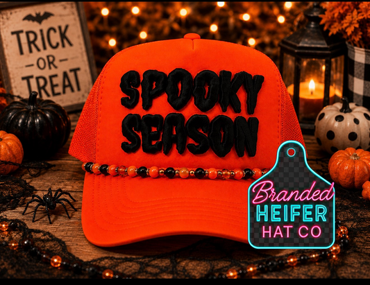 SPOOKY SEASON PUFF EMBROIDERY PATCH