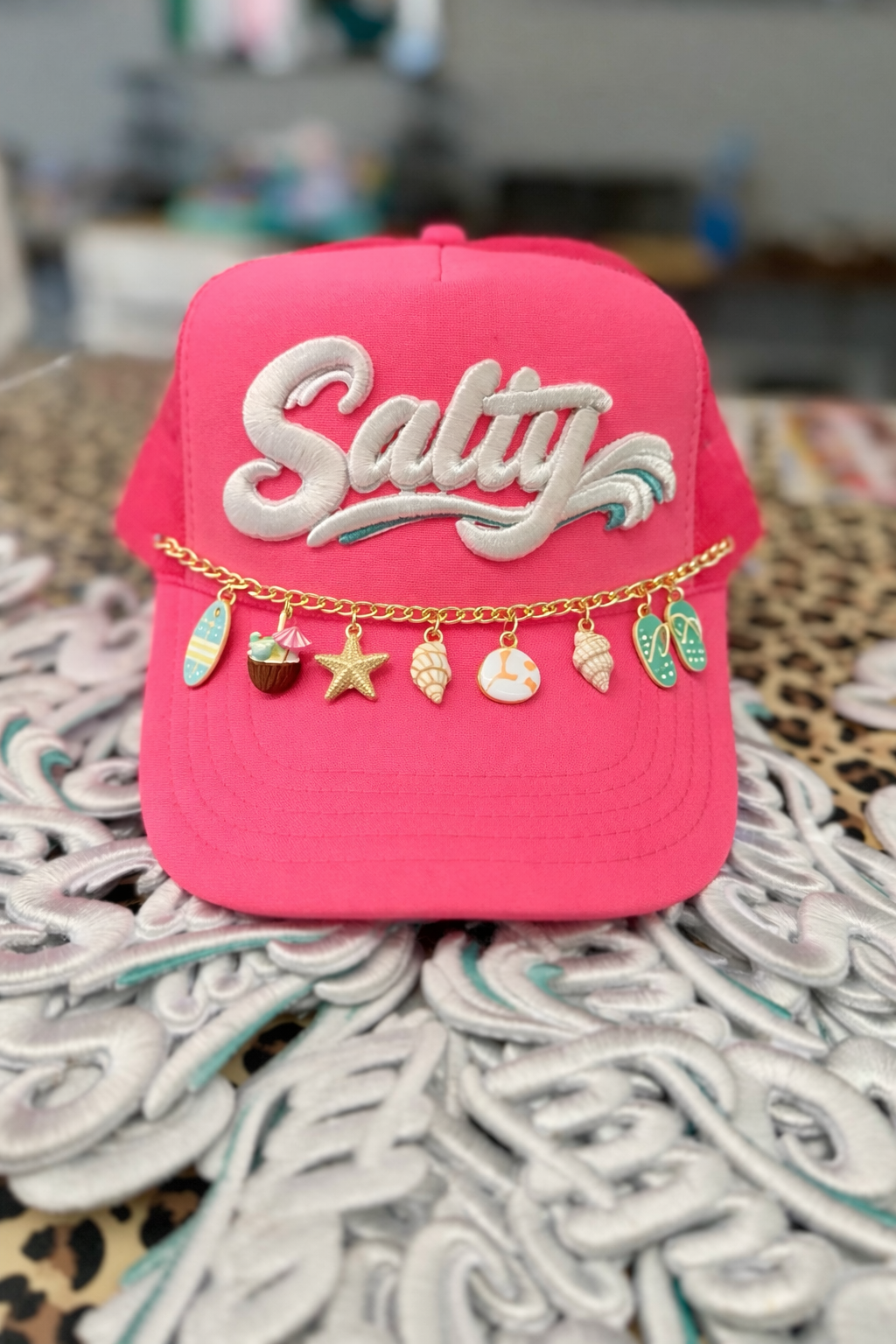 SALTY PUFF EMBROIDERY PATCH ￼