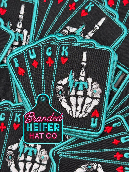 F*** U embroidery patch