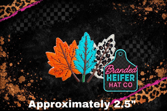 FALL LEAVES EMBROIDERY PATCH