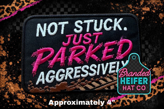 NOT STUCK EMBROIDERY PATCH