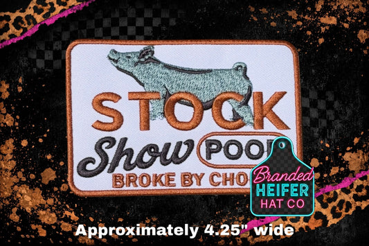 SHOW POOR PIG | EMBROIDERY PATCH