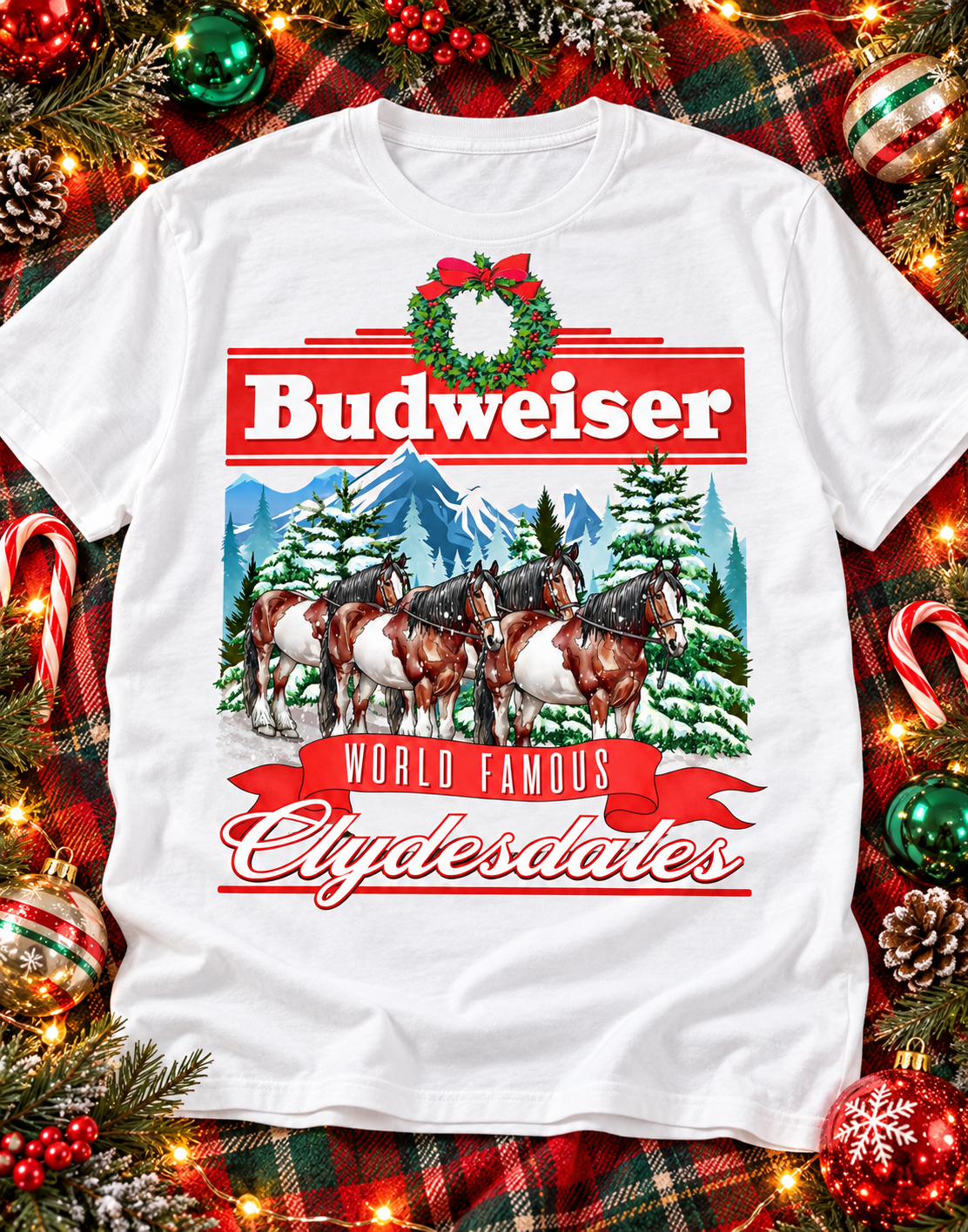 CLYDESDALE TSHIRT DTF TRANSFER