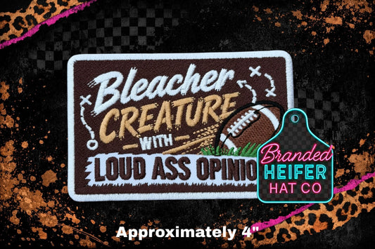 BLEACHER CREATURE EMBROIDERY PATCH