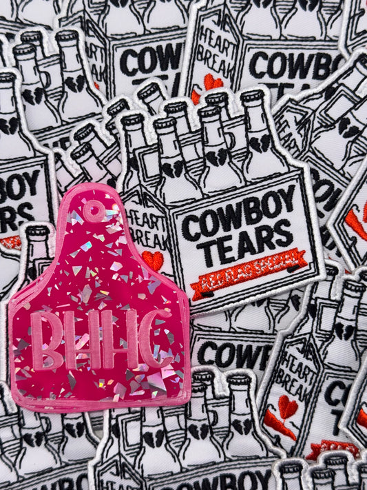 Cowboy 6 pack embroidery patch