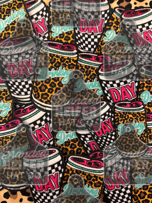 DAY DRINKING CAN (2 SIZES) EMBROIDERY PATCH