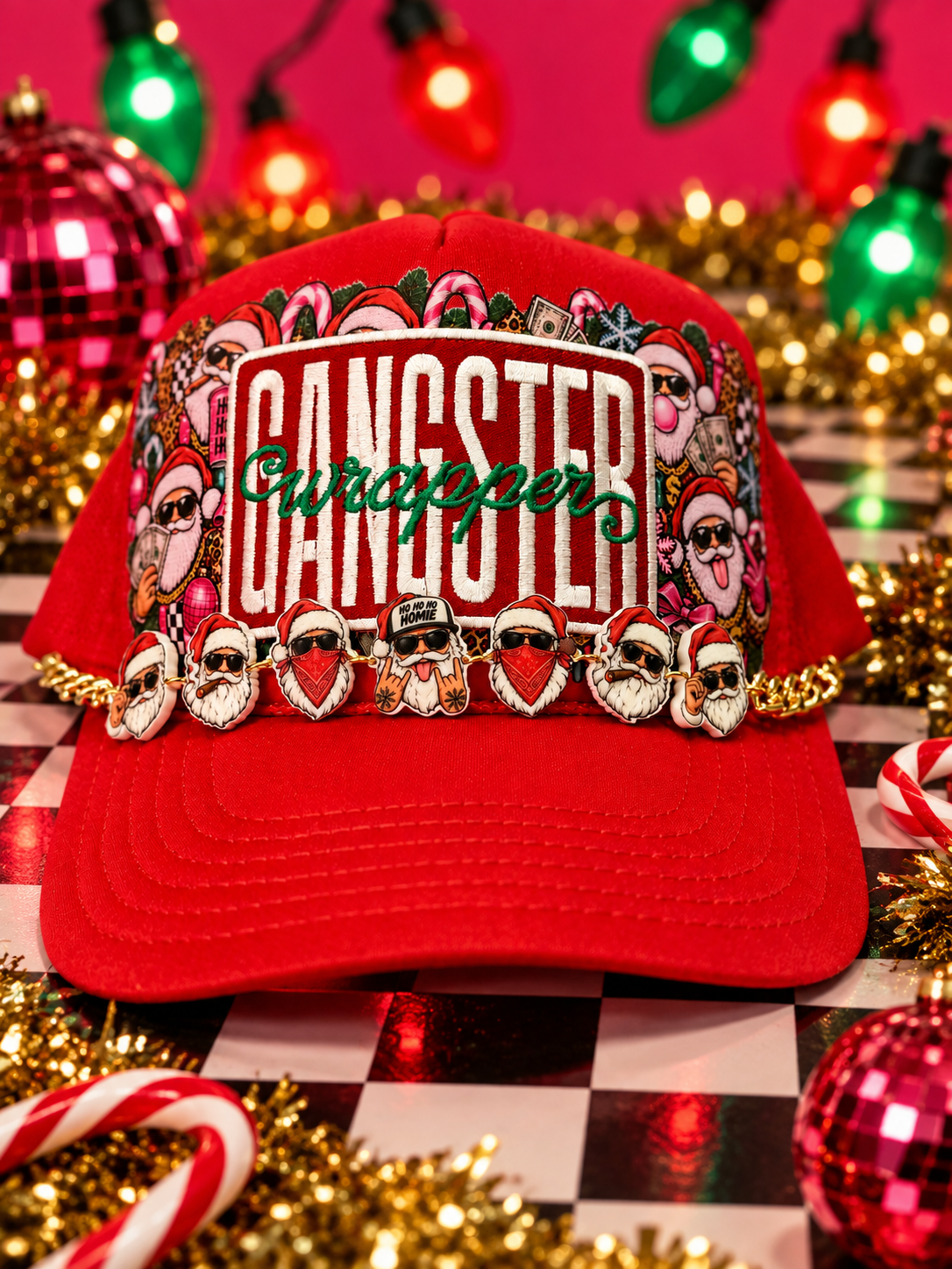 GANGSTER WRAPPER TRUCKER HAT
