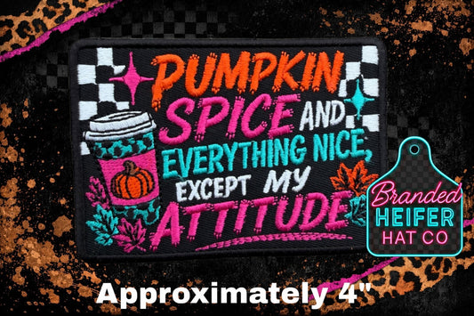 PUMPKIN SPICE 2.0 EMBROIDERY PATCH