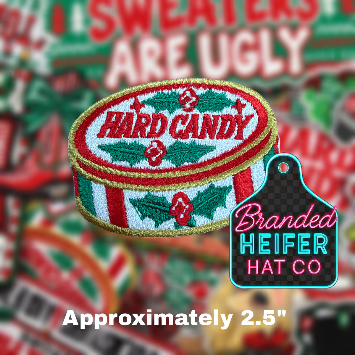 HARD CANDY | EMBROIDERED HAT PATCH