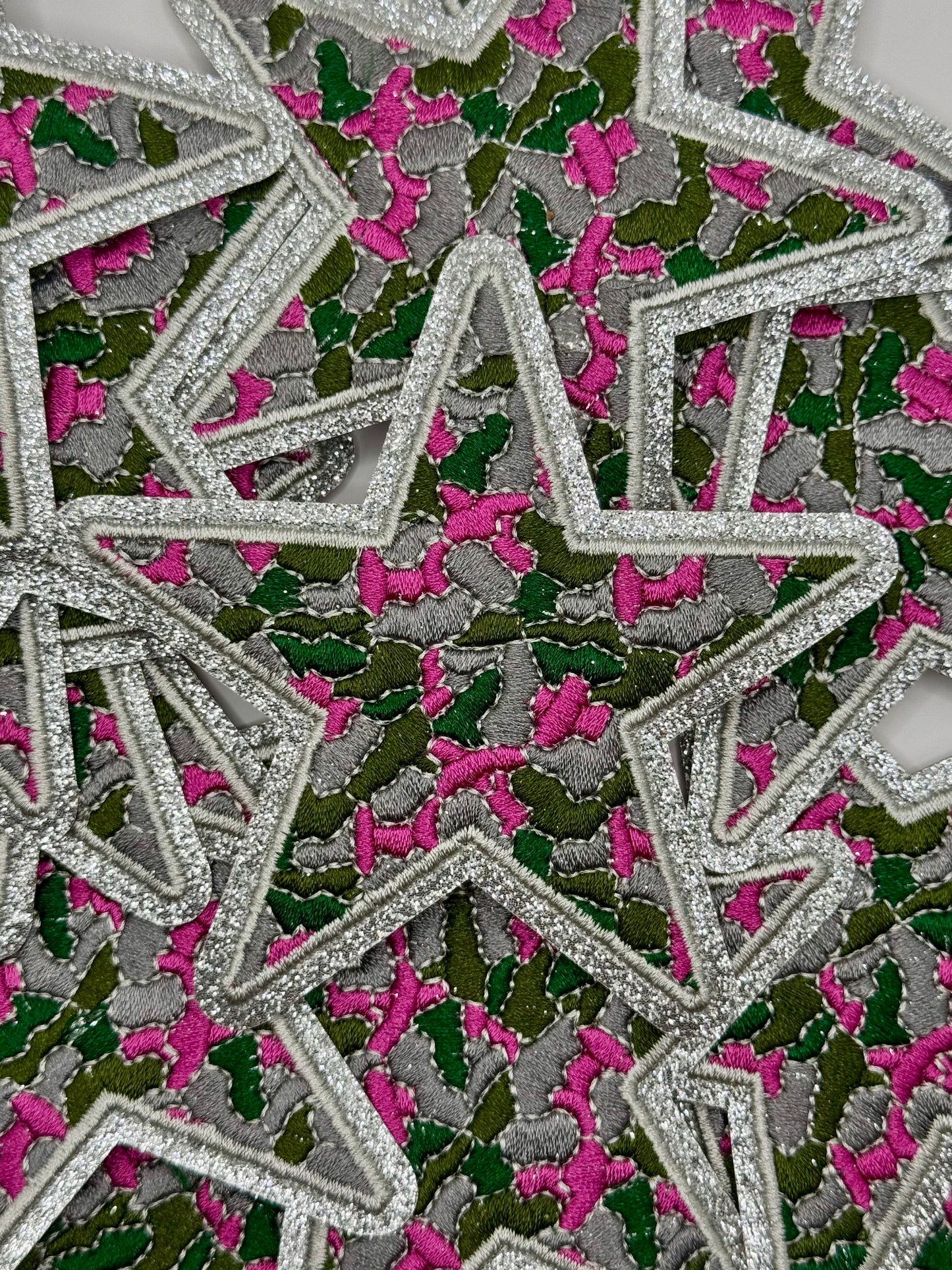 Star (multiple designs) embroidery patches