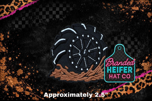 MUD TIRE EMBROIDERY PATCH