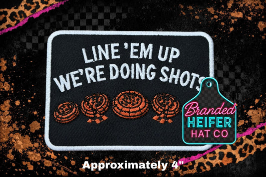 LINE EM UP EMBROIDERY PATCH