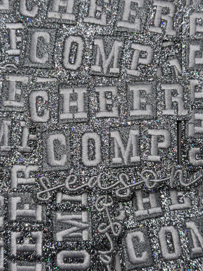 Cheer comp season embroidery patch