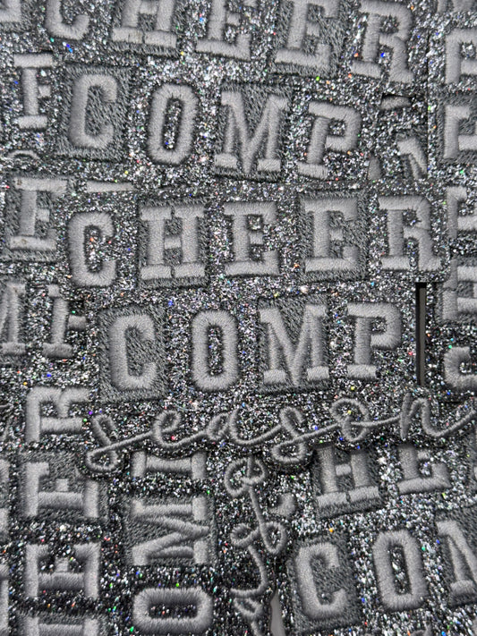Cheer comp season embroidery patch