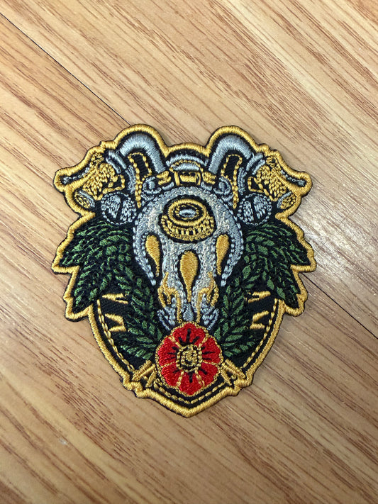 MOTORCYCLE TANK EMBROIDERY PATCH