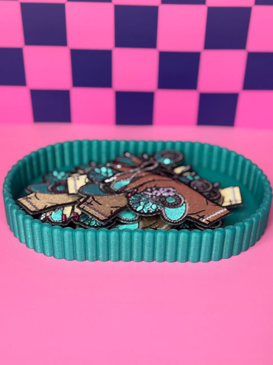 Decorative patch tray