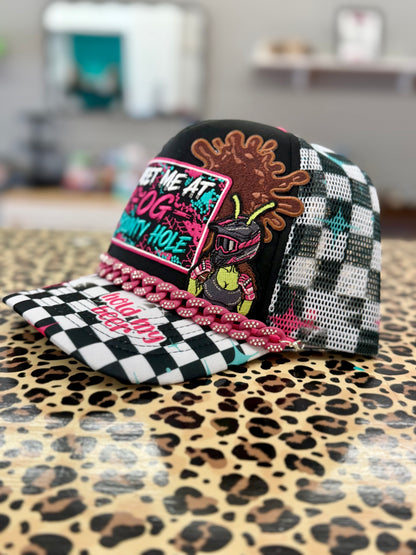 OG BOUNTY HOLE PONYTAIL TRUCKER HAT