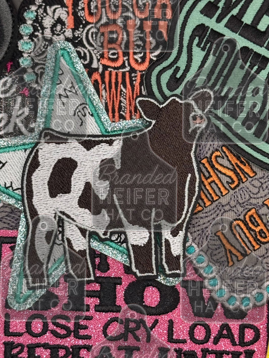 Shorthorn steer patch