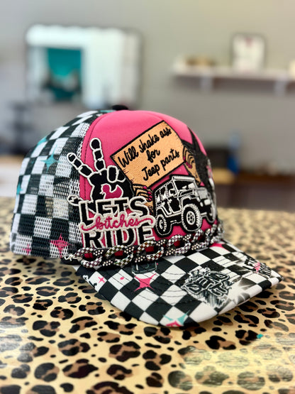 JEEPER PONYTAIL TRUCKER HAT