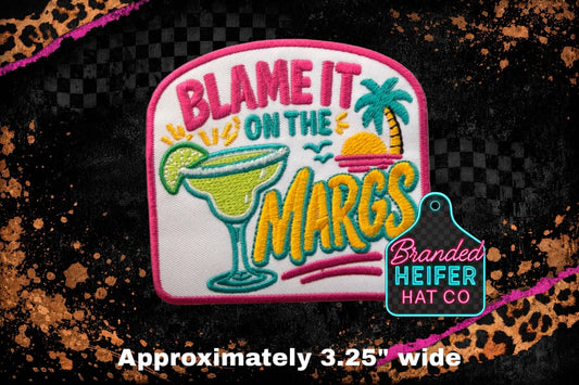 BLAME IT ON THE MARGS  | EMBROIDERY PATCH | FINAL RESTOCK