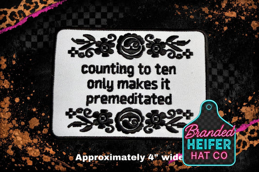 PREMEDITATED EMBROIDERY PATCH