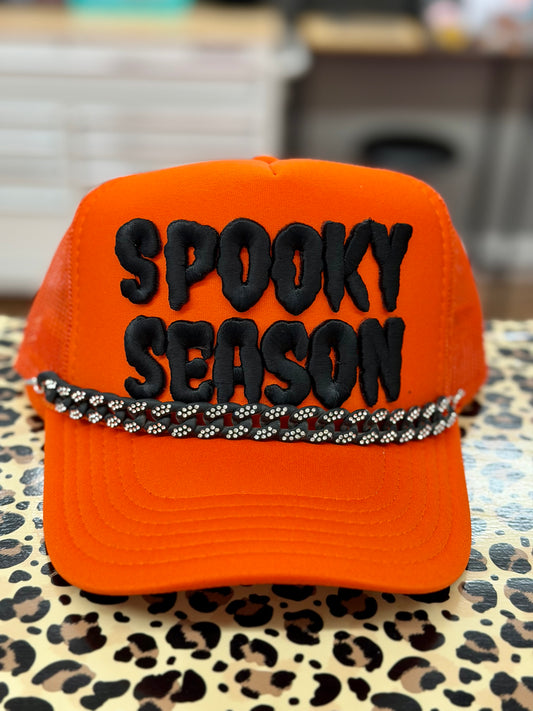 SPOOKY VIBES TRUCKER HAT