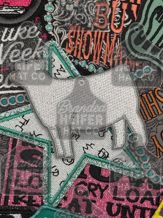 Charolais heifer patch