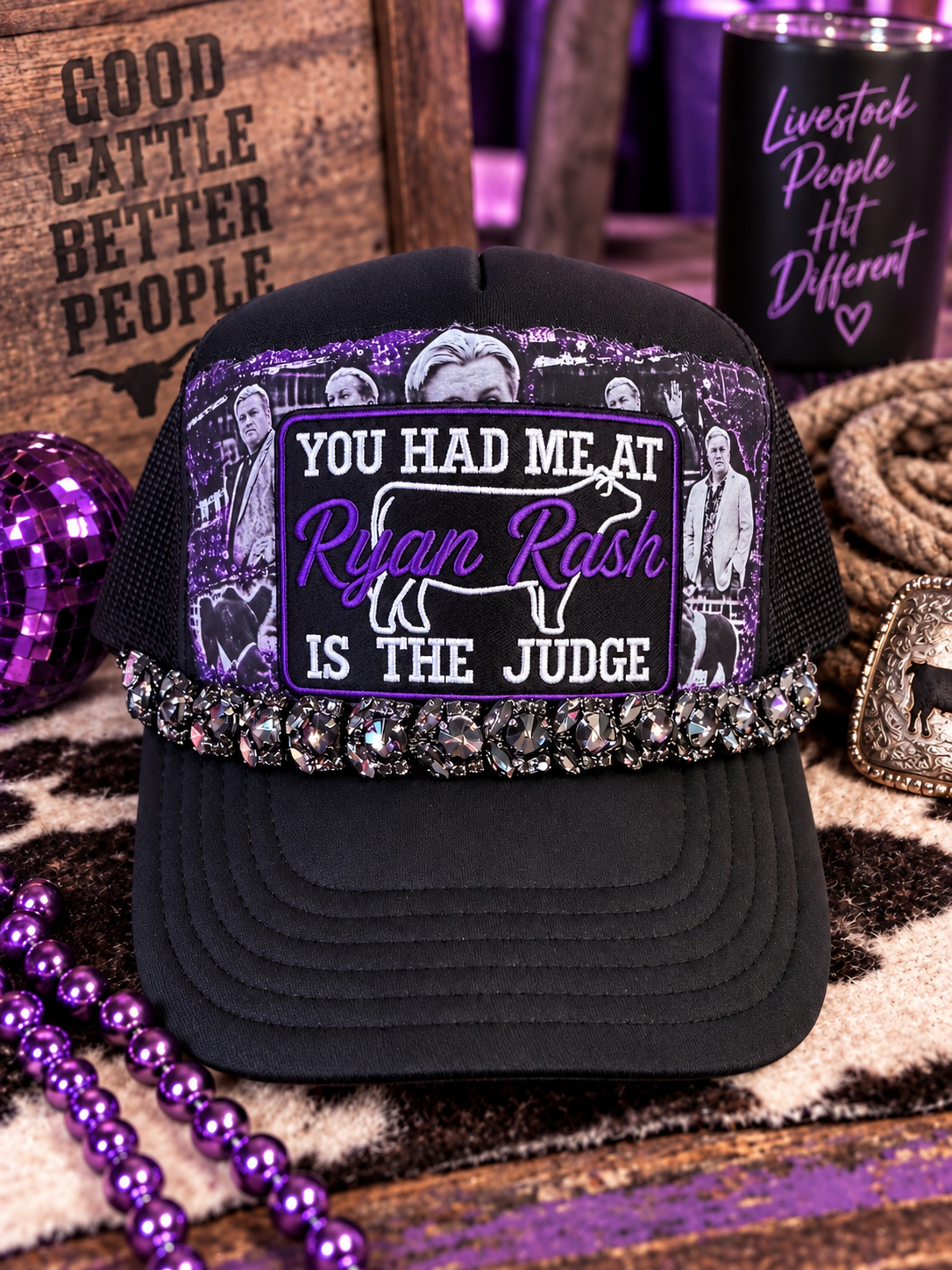 YOU HAD ME AT RR CATTLE TRUCKER HAT