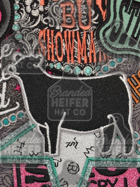 Black heifer patch