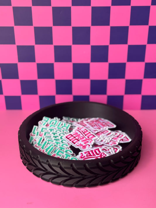 Tire patch bowl