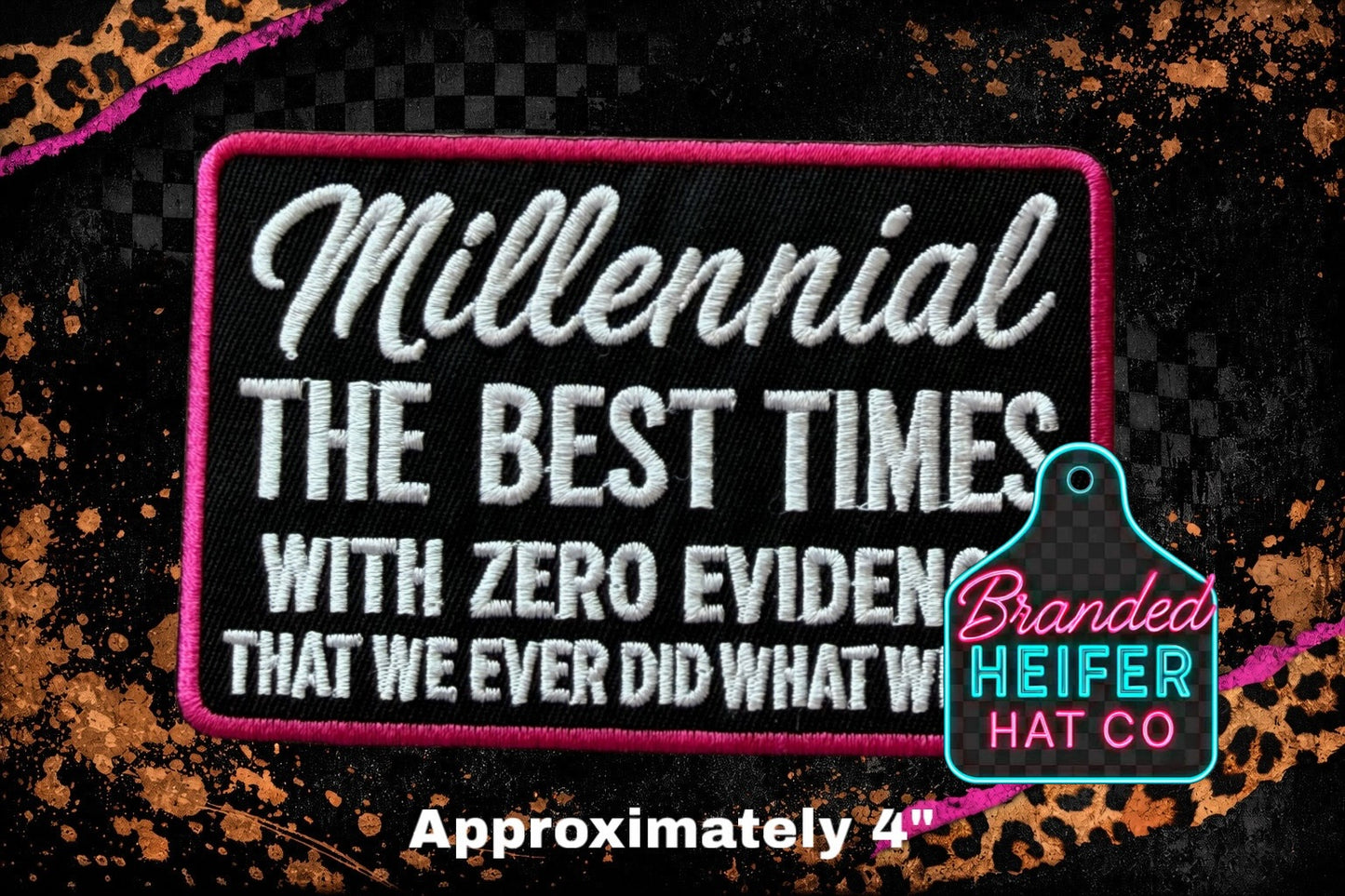 MILLENNIAL EMBROIDERY PATCH