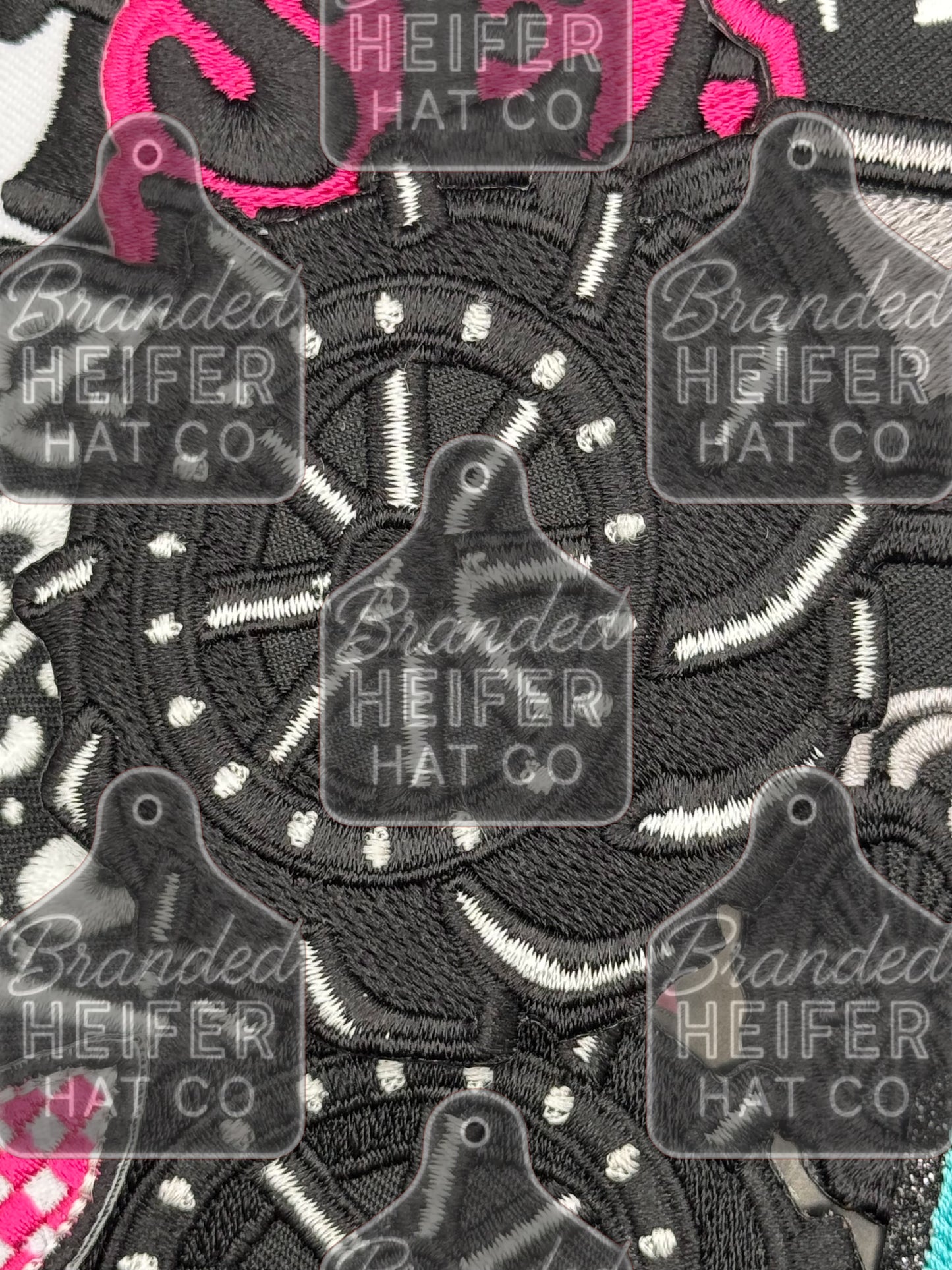 BKT inspired mud tire embroidery patch