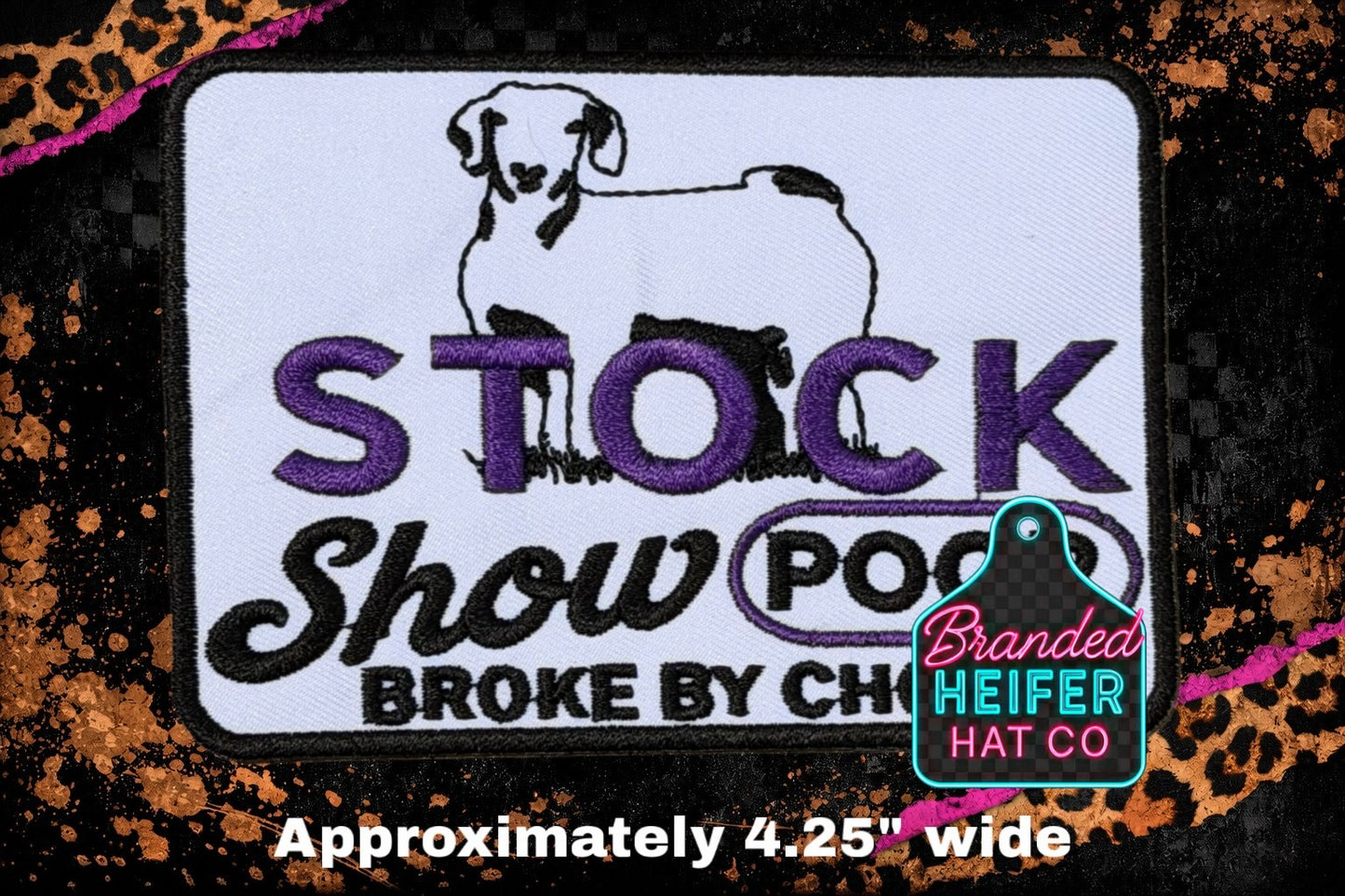 SHOW POOR GOAT | EMBROIDERY PATCH
